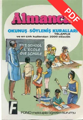 Almanca Okunuş-Söyleniş Kuralları kitap kapağı