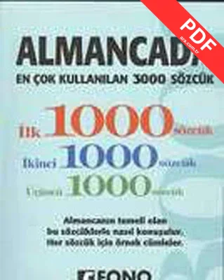 Almancada En Çok Kullanılan 3000 Sözcük kitap kapağı