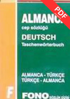 Almanca/Türkçe - Türkçe/Almanca Cep Sözlüğü kitap kapağı