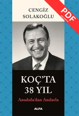 Anadolu'dan Anılarla Koç'ta 38 Yıl kitap kapağı