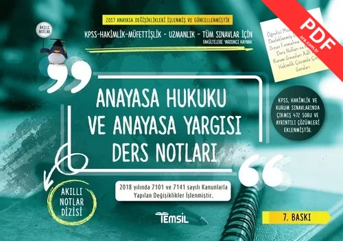 Anayasa Hukuku ve Anayasa Yargısı Ders Notları kitap kapağı