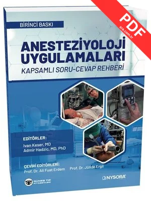 Anesteziyoloji Uygulamaları Kapsamlı Soru-Cevap Rehberi kitap kapağı