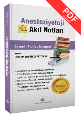 Anesteziyoloji Akıl Notları kitap kapağı