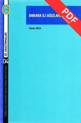 Ankara İli Ağızları kitap kapağı