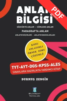 Anlam Bilgisi - Konu Anlatımlı Örnek Soru Çözümlü kitap kapağı