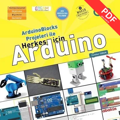 ArduinoBlocks Projeleri ile Herkes için Arduino kitap kapağı