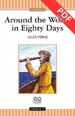 Around the World in Eighty Days-Stage 2 Books kitap kapağı