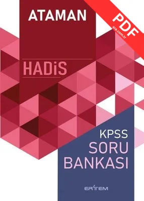 Ataman Hadis KPSS Soru Bankası kitap kapağı