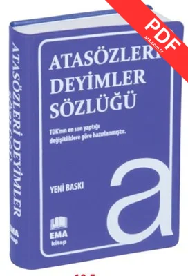 Atasözleri Deyimleri Sözlüğü kitap kapağı