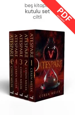 Ateşpare Seti - 5 Kitap Takım - Kutulu kitap kapağı