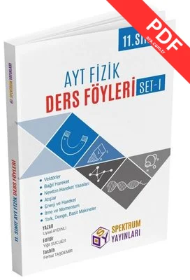 AYT 11. Sınıf Fizik Ders Föyleri Set 1 kitap kapağı