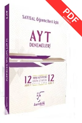 AYT 12'li Sayısal Deneme Seti kitap kapağı