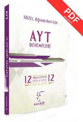 AYT 12'li Sözel Deneme Seti kitap kapağı