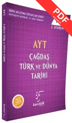 AYT Çağdaş Türk ve Dünya Tarihi-YKS 2.Oturum kitap kapağı