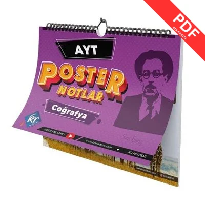 AYT Coğrafya Poster Notlar kitap kapağı
