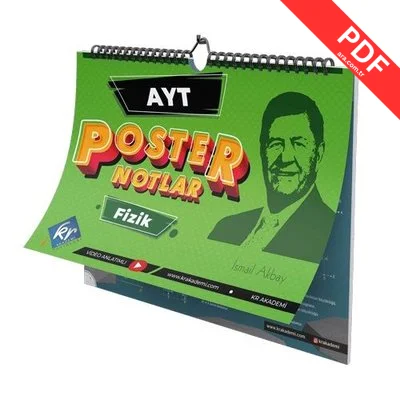 AYT Fizik Poster Notlar kitap kapağı