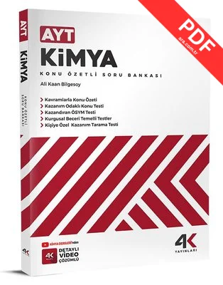 AYT Kimya Konu Özetli Soru Bankası kitap kapağı