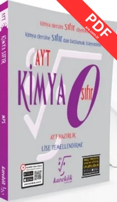AYT Kimya Sıfır kitap kapağı
