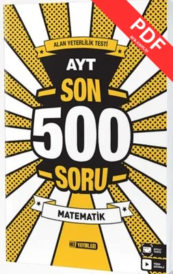 AYT Kitapları Matematik Soru Bankası - Son 500 kitap kapağı
