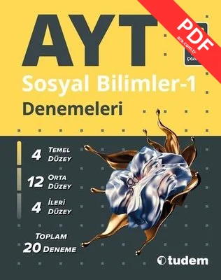 AYT Sosyal Bilimler-1 Denemeleri kitap kapağı