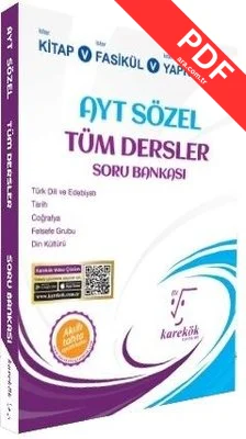 AYT Sözel Tüm Dersler Soru Bankası kitap kapağı