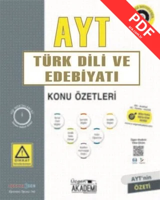 AYT Türk Dili ve Edebiyatı Konu Özetleri kitap kapağı