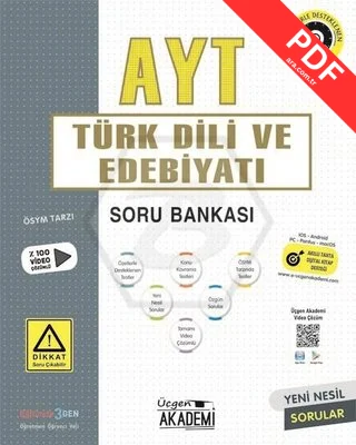 AYT Türk Dili ve Edebiyatı Soru Bankası kitap kapağı