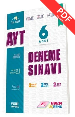 AYT 6'lı Deneme Sayısal kitap kapağı