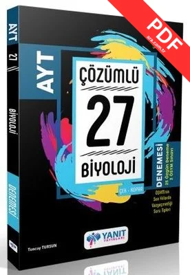 AYT Biyoloji Çözümlü 27 Deneme kitap kapağı