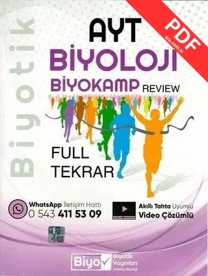 AYT Biyoloji Full Tekrar Biyokamp Review kitap kapağı