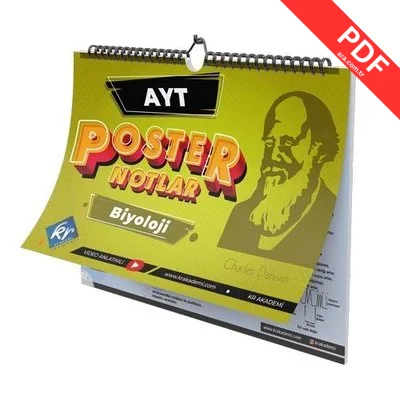 AYT Biyoloji Poster Notlar kitap kapağı