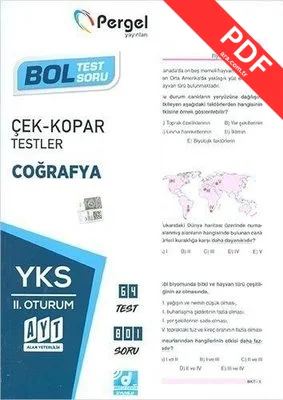 AYT Coğrafya Çek Kopar Testler kitap kapağı