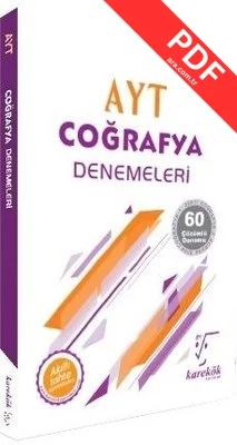 AYT Coğrafya Denemeleri kitap kapağı