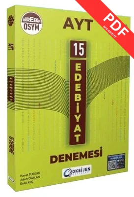 AYT Edebiyat 15 Branş Denemesi kitap kapağı