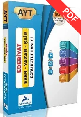 AYT Edebiyat Eser Yazar Şair Soru Kütüphanesi kitap kapağı