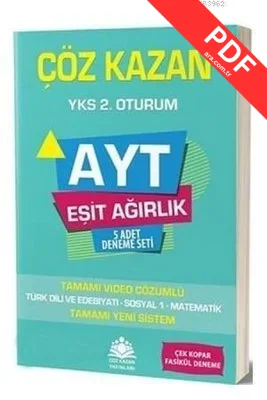 AYT Eşit Ağırlık 5'li Deneme kitap kapağı