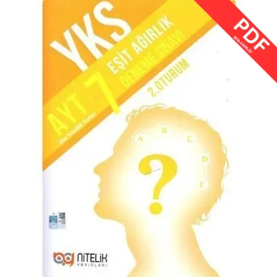 AYT Eşit Ağırlık 7 Deneme Sınavı kitap kapağı