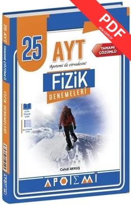 AYT Fizik 25' li Deneme kitap kapağı