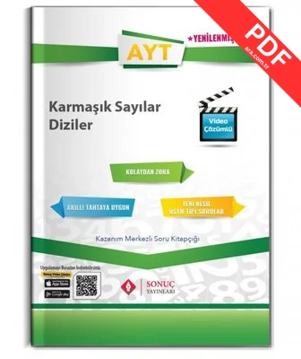 AYT Karmaşık Sayılar Diziler kitap kapağı