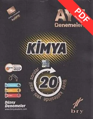 AYT Kimya 20'li Branş Denemeleri kitap kapağı