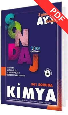 AYT Kimya Pro 341 Soruda Sondaj Kamp kitap kapağı