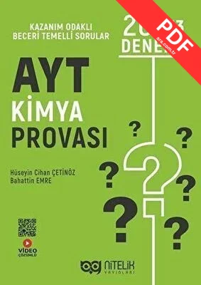 AYT Kimya Provası 20 x 13 Deneme kitap kapağı