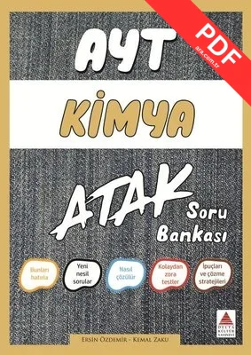 AYT Kimya Soru Bankası Atak kitap kapağı