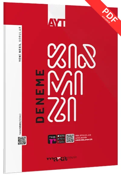 AYT Kırmızı Deneme Yeni Nesil Tamamı Video Çözümlü  Marka Yayınları kitap kapağı
