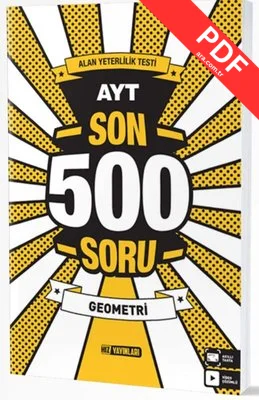 AYT Kitapları Geometri Soru Bankası - Son 500 kitap kapağı