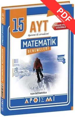 AYT Matematik 15 Çözümlü Deneme kitap kapağı