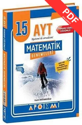 AYT Matematik 15'li Denemeleri kitap kapağı