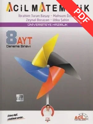 AYT Matematik 8'li Deneme Sınavı kitap kapağı