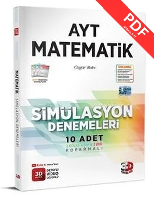 AYT Matematik Simülasyon Denemeleri kitap kapağı