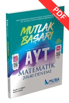 AYT Mutlak Başarı Matematik 20x40 Deneme kitap kapağı